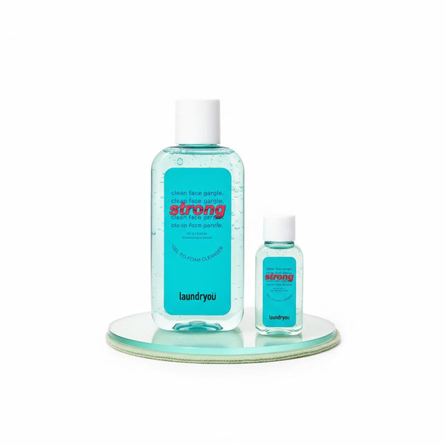 LAUNDRYU LaundryU Clean Face Ggul Gel-to-Foam Cleanser Strong 160ml +30ml