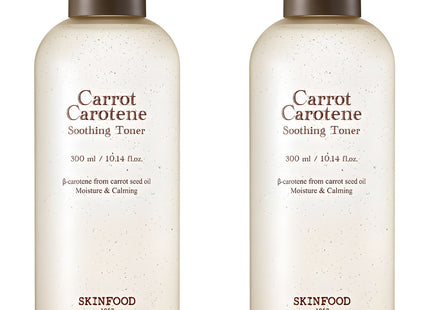 SKINFOOD CARROT CAROTENE  Soothing Toner 300ml 2 Count