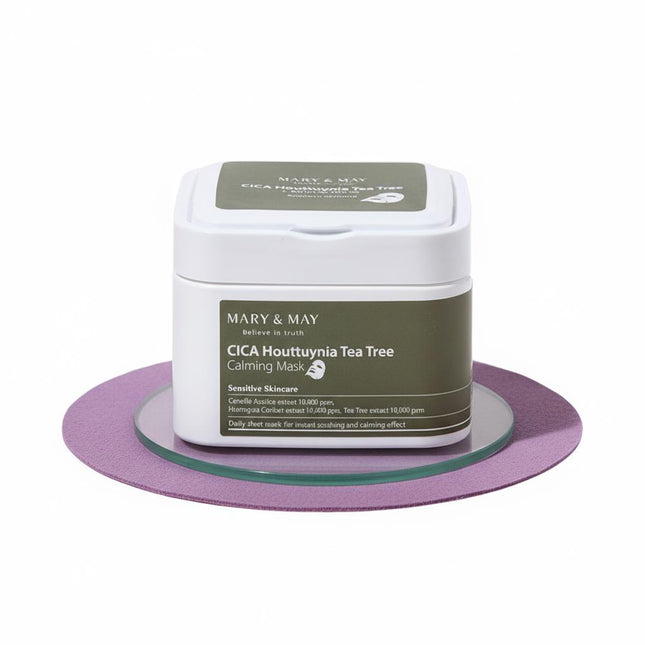 MARIENMAY Centella Asiatica  Tea Tree Calming Sheet Mask Pack 30 Sheets