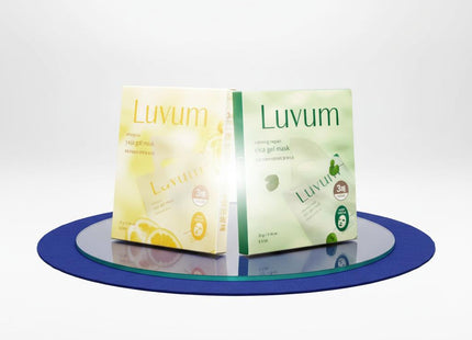 RUBIUM Rubium Gel Mask 3-Sheet Set Hydrating  Soothing Cica  Radiance  Brightening Citron