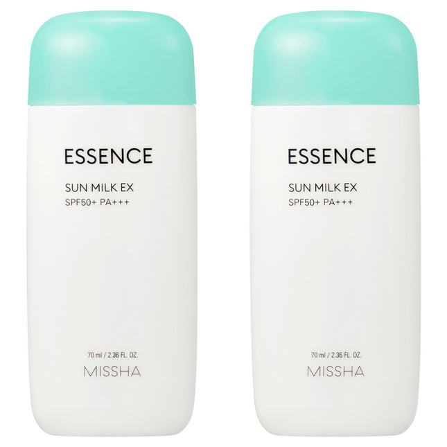 MISSHA  All Around Safe Block Essence Sun Milk EX SPF50+ PA+++, 70ml, 2 count
