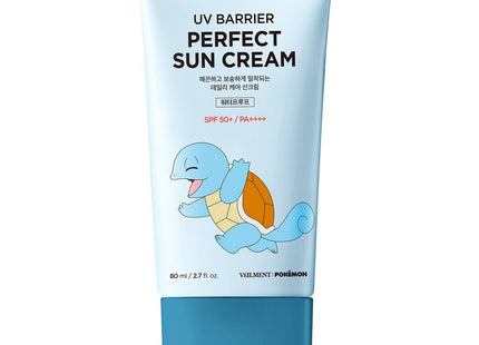 BELMAN  Pokemon Squirtle UV Sunscreen SPF50+ PA++++, 80ml, 1 Count