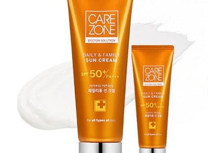 CARE ZONE  Daily & Family Sun Care Cream SPF50+ PA+++, 80ml, 2 Count