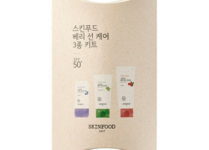 SKINFOOD  Berry Sun Care 3종 x 15ml Set SPF50+ PA++++, 1 Set