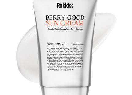 ROCKIES  Berry Good Hybrid Sunscreen SPF50+ PA++++, 50ml, 1count