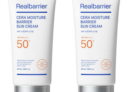 REALBARRIER Real Barrier Aqua Soothing Barrier Sun Cream SPF50+ PA++++, 50ml, 2 count