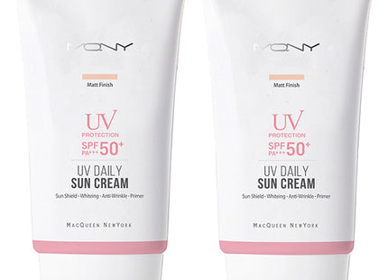 MCQUEEN NEW YORK  Daily Matte Finish Sun Cream SPF50+ PA+++ 50g 2 Pack