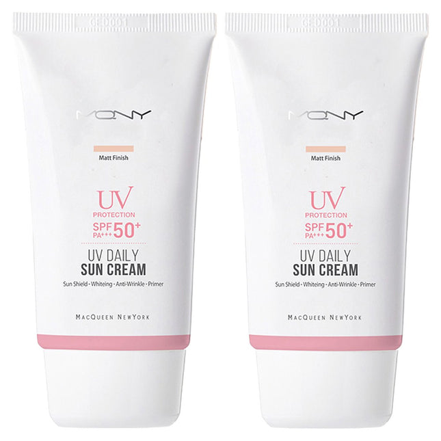 MCQUEEN NEW YORK  Daily Matte Finish Sun Cream SPF50+ PA+++ 50g 2 Pack
