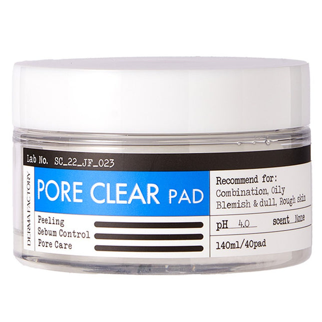 DERMAFACTORY  Vegan Pore Clear Pad 140ml 40 pads 1 item