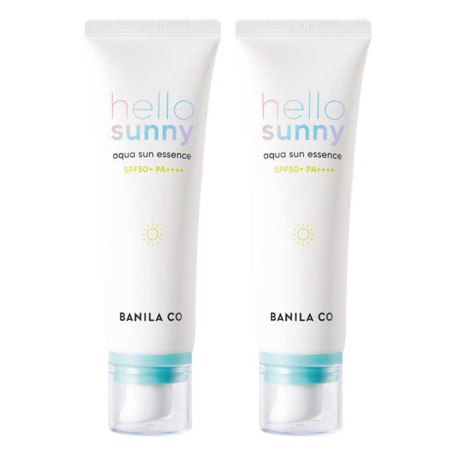 BANILA CO  Hello Sunny Aqua Sun Essence SPF50+ PA++++, 50ml, 2 Count