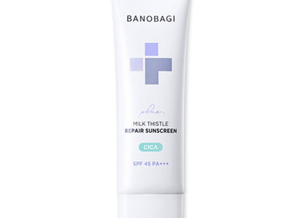 BANOBAGI  Milk Thistle Repair Cica Sunscreen Plus SPF45 PA+++, 50ml, 1 Count