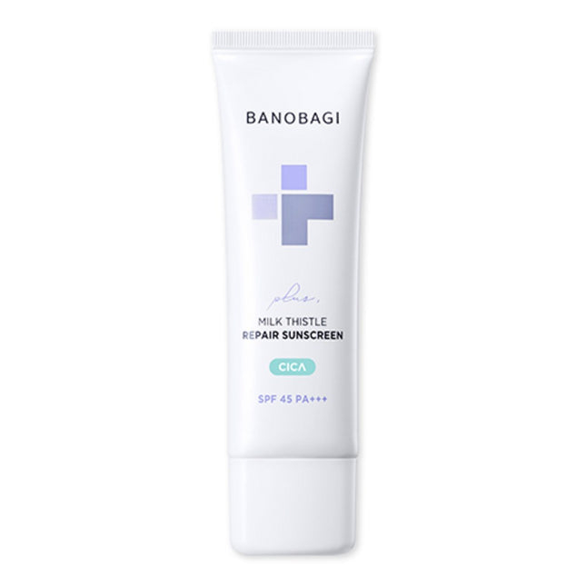 BANOBAGI  Milk Thistle Repair Cica Sunscreen Plus SPF45 PA+++, 50ml, 1 Count
