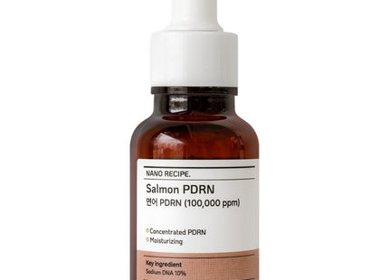 NANO RECIPE Salmon PDRN 100,000ppm Essence Ampoule, 30ml, 1 Unit