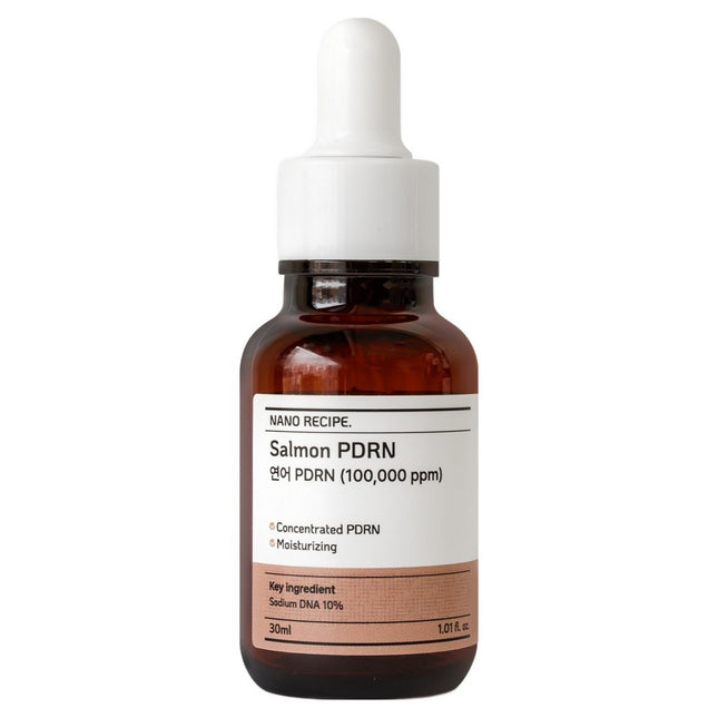 NANO RECIPE Salmon PDRN 100,000ppm Essence Ampoule, 30ml, 1 Unit