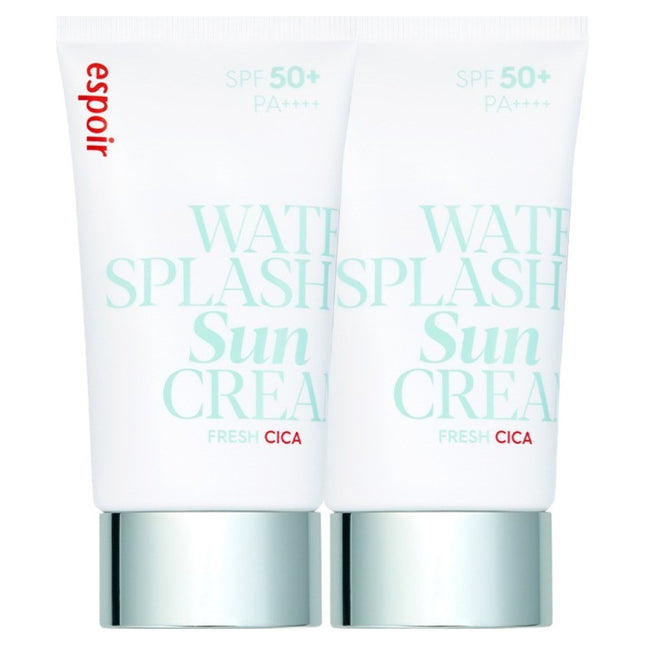ESPOIR  Water Splash Suncream Fresh Cica SPF50+ PA++++, 60ml, 2ea