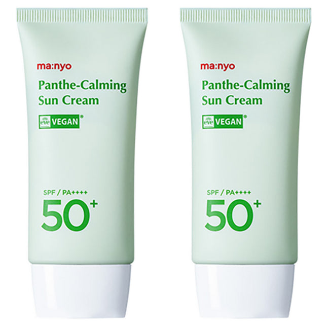 MANYO FACTORY  Panthe-caming Sun Cream SPF50+ PA++++, 50ml, 2 Count
