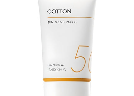 MISSHA  All Around Safe Block Cotton Sunscreen SPF50+ PA++++, 50ml, 1count