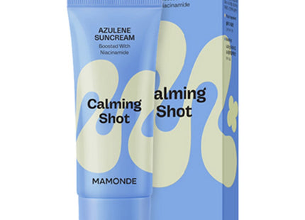 MAMONDE  Calming Shot Azulene Sun Cream SPF50+ PA++++, 35ml, 1ea
