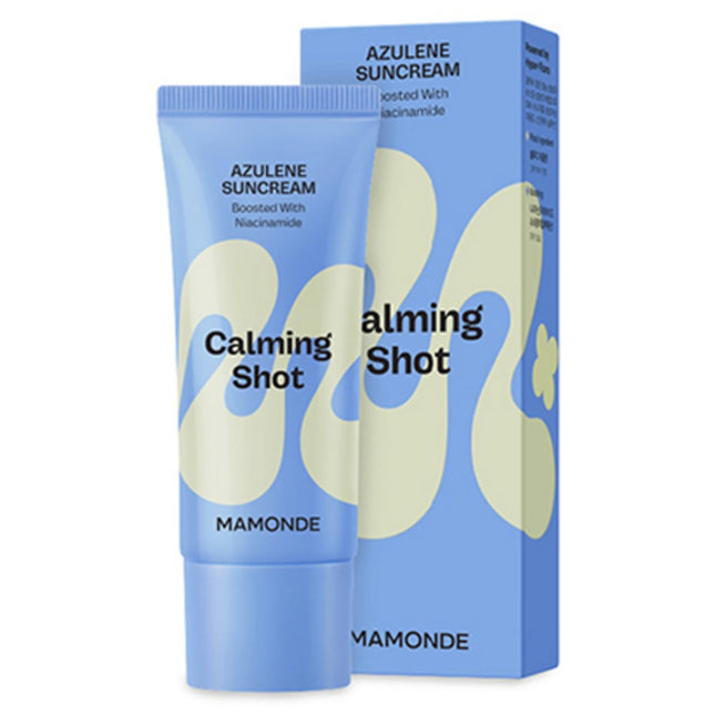 MAMONDE  Calming Shot Azulene Sun Cream SPF50+ PA++++, 35ml, 1ea