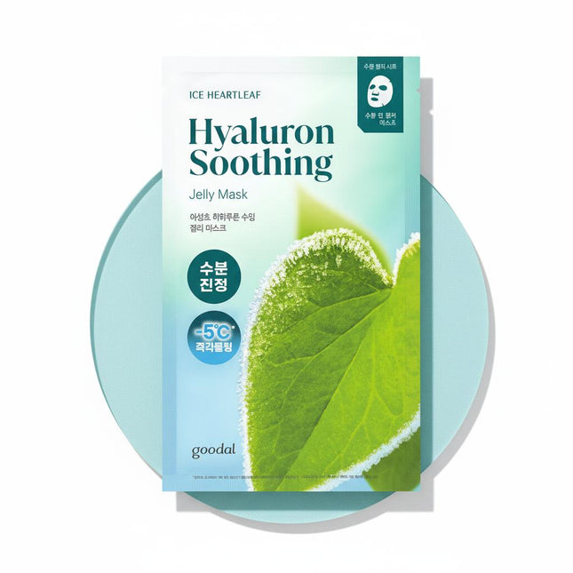 GOODAL Heartleaf Hyaluronic Acid Soothing Jelly Mask 1 Sheet
