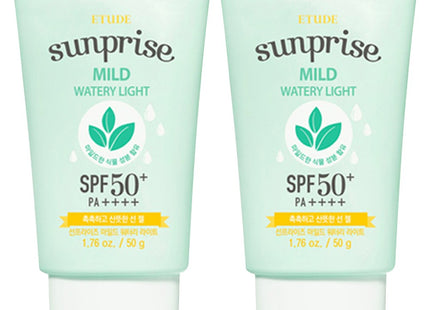 ETUDE  Sun Surprise Mild Watery Light Sun Gel SPF50+ PA++++, 50g, 2ea