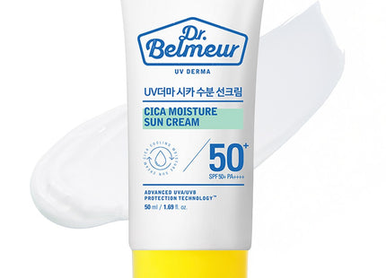 THE FACE SHOP Dr.Belmeur UV Derma Cica Moisture Sun Cream SPF50+ PA++++ 50ml 1ea