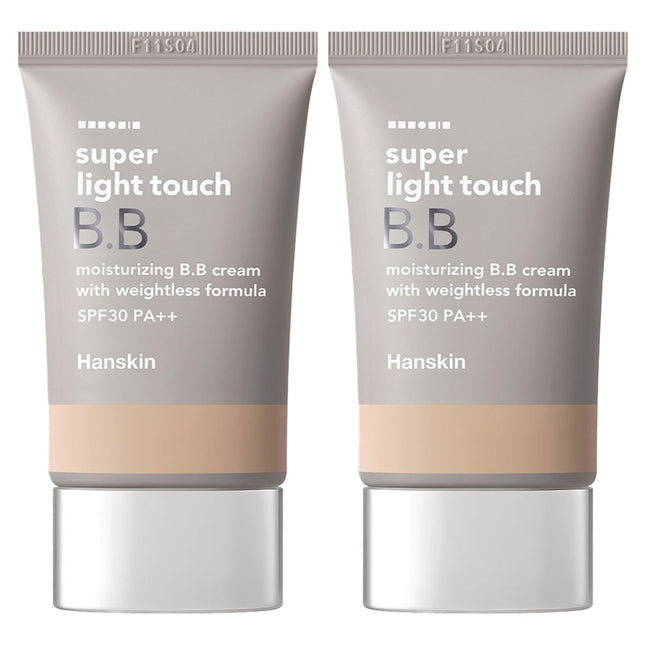 HANSKIN  Super Light Touch BB Cream SPF30 PA++, 30g, 2 Count