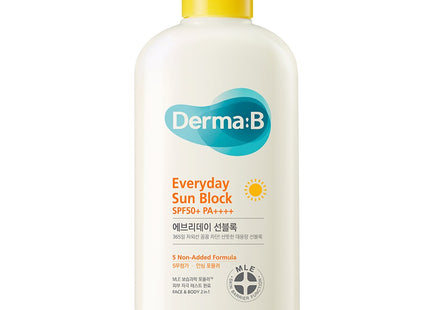 DERMA:B  Everyday Sunblock SPF50+ PA++++, 200ml, 1 Count