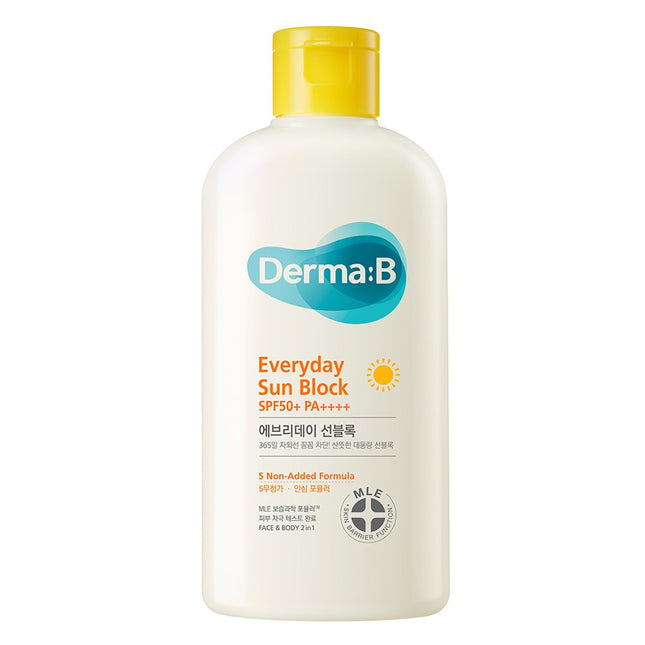 DERMA:B  Everyday Sunblock SPF50+ PA++++, 200ml, 1 Count