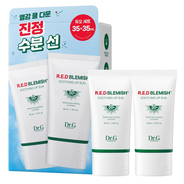 DR.G  Red Blemish Soothing Up Sun Cream SPF50+ PA++++ 35ml 2-Pack