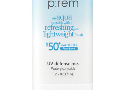 MAKE PREM  UV Defense Me Watery Sun Stick SPF50+ PA++++, 18g, 1 count