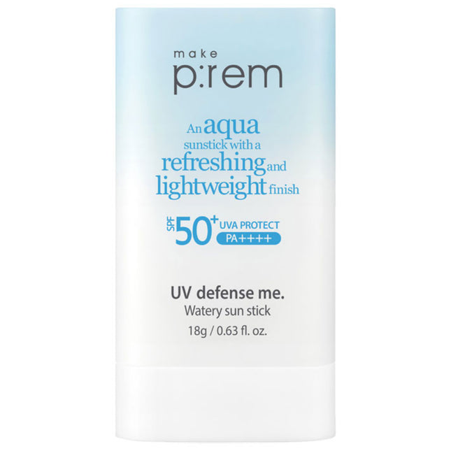 MAKE PREM  UV Defense Me Watery Sun Stick SPF50+ PA++++, 18g, 1 count