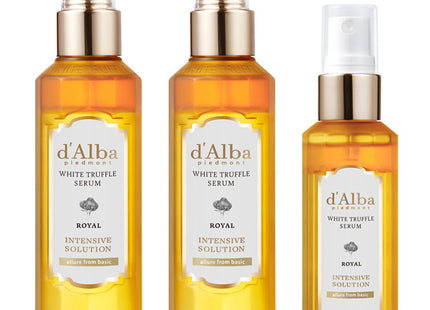 D'ALBA White Truffle Royal Intensive Serum 100ml x 2p + 60ml Set, 1 Set