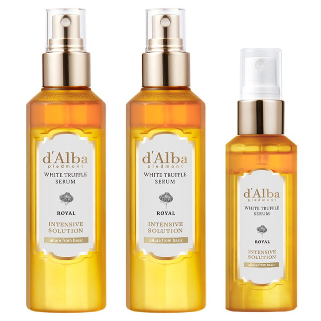 D'ALBA White Truffle Royal Intensive Serum 100ml x 2p + 60ml Set, 1 Set