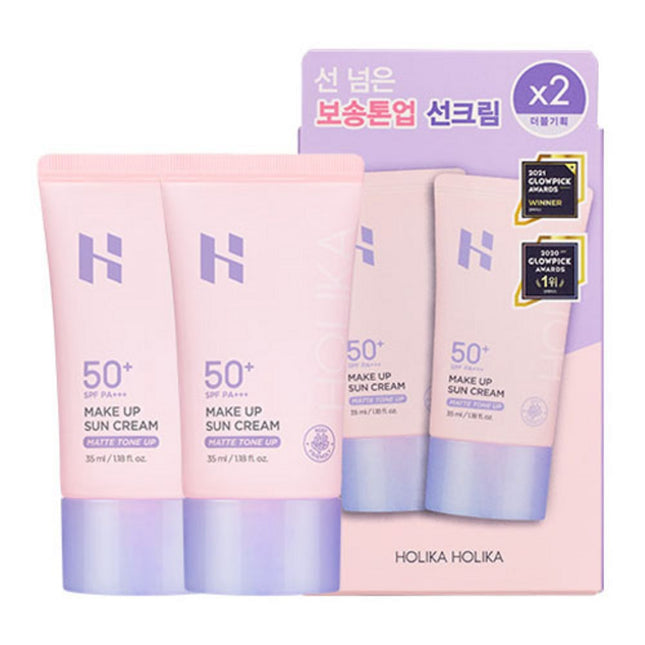 HOLIKA HOLIKA  Make Up Sun Cream SPF50+ PA+++, 35ml, 2 Count