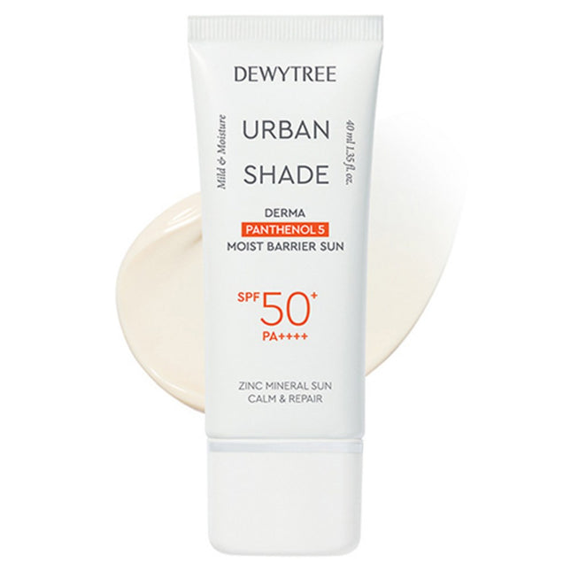 DEWYTREE  Urban Shade Derma Panthenol 5 Moisture Barrier Sun Cream SPF50+ PA++++, 40ml, 1 Count