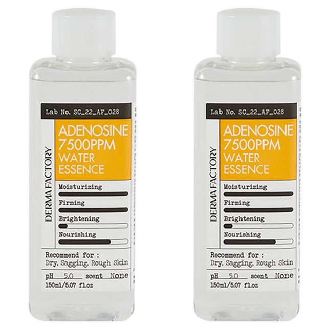 DERMA FACTORY  Adenosine 7500ppm Water Essence, 150ml, 2 Count