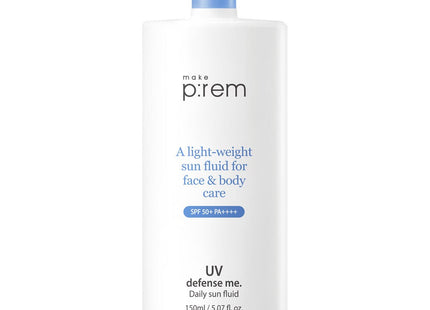 MAKE:PREM  UV Defense Me Daily Sun Fluid 150ml 1ea