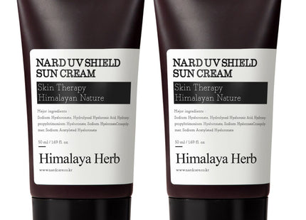 NAD  UV Shield Sun Cream SPF50+ PA++++, 50ml, 2 Count