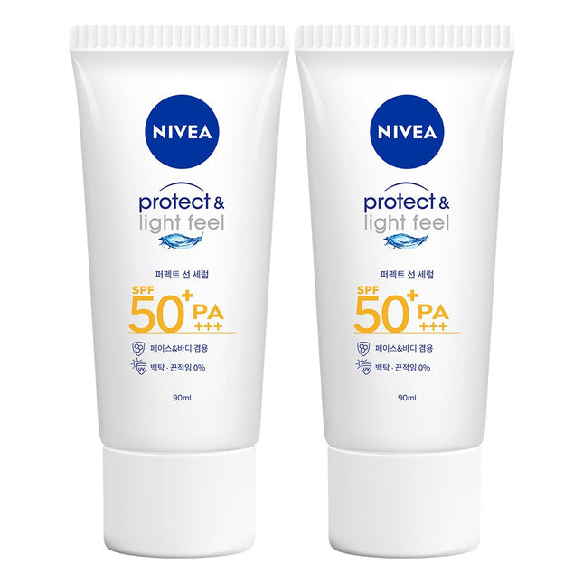 NIVEA  Protect & Light Feel Perfect Sun Serum 90ml, 2 Count