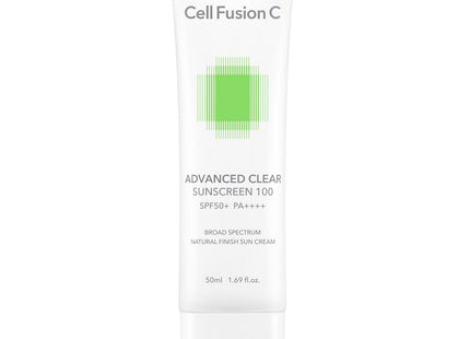 CELLFUSION C Advanced Clear Sunscreen 100 SPF 50+ PA++++, 50ml, 1ea