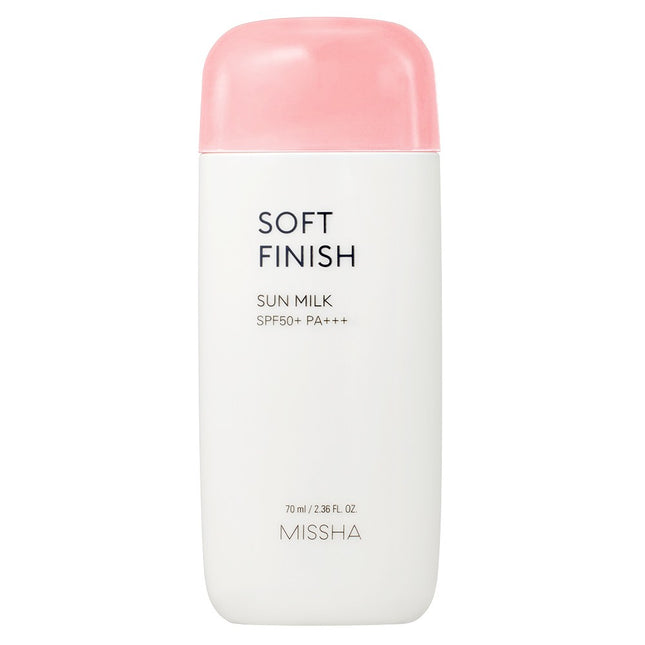 MISSHA  ALL AROUND SAFE BLOCK SOFT FINISH SUN MILK SPF50+ PA+++, 70ml, 1 Count