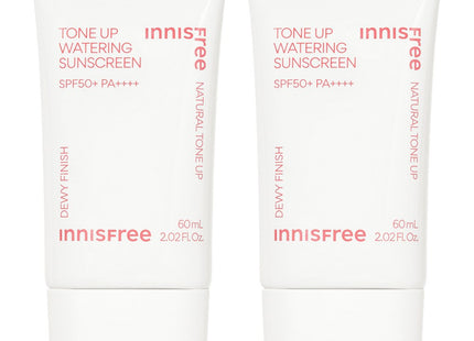 INNISFREE  Tone Up Watering Sunscreen SPF50+ PA++++, 60ml, 2 Count