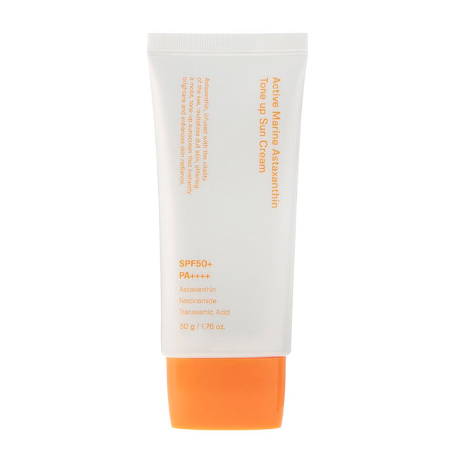 COSMETICS EDITOR Active Marine Astaxanthin Tone-Up Sun Cream SPF50+ PA++++, 50g, 1 pc