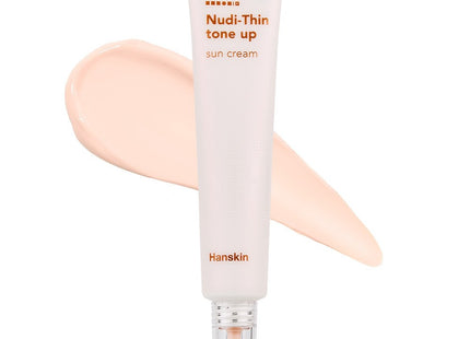 HANSKIN  Nudy Skin Tone Up Sun Cream SPF50+ PA++++, 40ml, 1ea