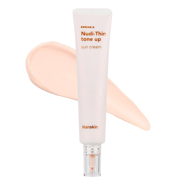 HANSKIN  Nudy Skin Tone Up Sun Cream SPF50+ PA++++, 40ml, 1ea