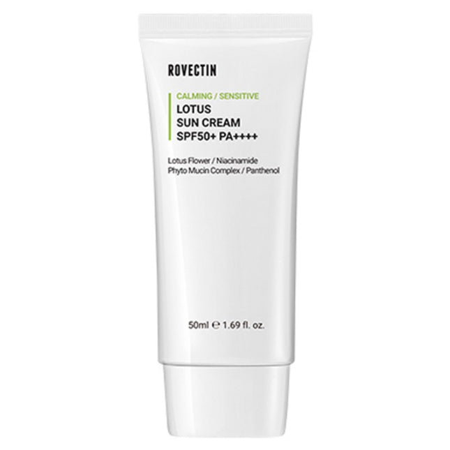ROVECTIN  Calming Lotus Water Sunscreen SPF50+ PA++++, 50ml, 1ea