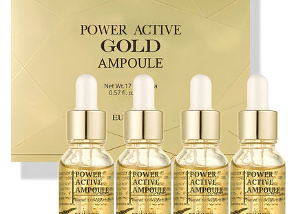 EUNYUL  Power Active Gold Ampoule 4-piece Set, 68ml