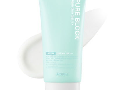 APIEU  Pure Block Aqua Sun Gel EX SPF50+ PA+++ 50ml 1 Count