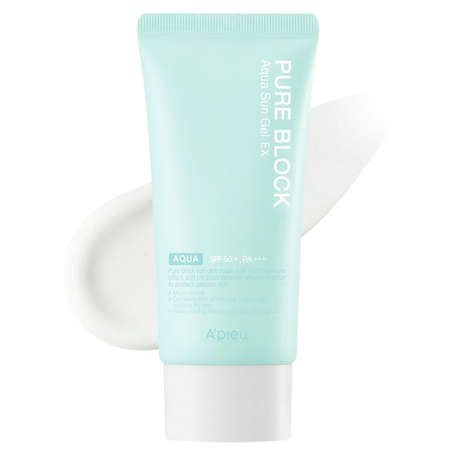 APIEU  Pure Block Aqua Sun Gel EX SPF50+ PA+++ 50ml 1 Count